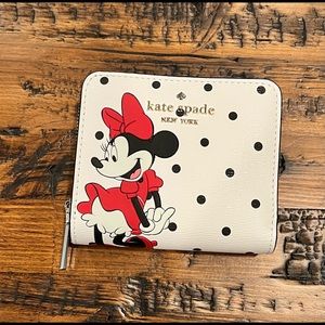 Kate Spade X Disney Minnie Mouse Zip Around Wallet